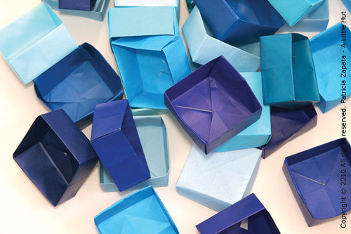 blue boxes made by 5th graders
