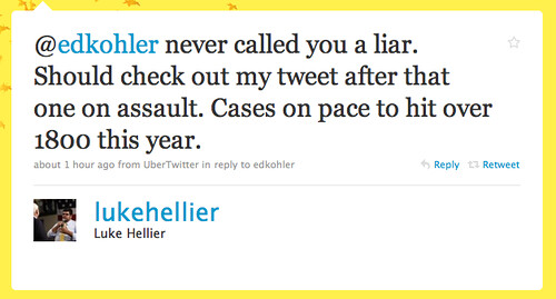 Luke Hellier Deny's Lying in the Face of Documented Facts