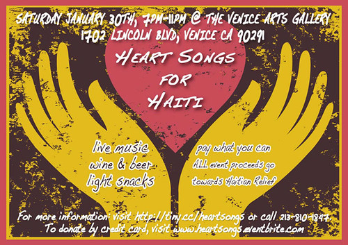Venice Arts Heart Songs for Haiti