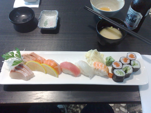 sushi & sashimi lunch set