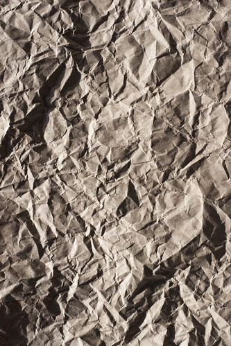 Texture: Crumpled Brown Paper