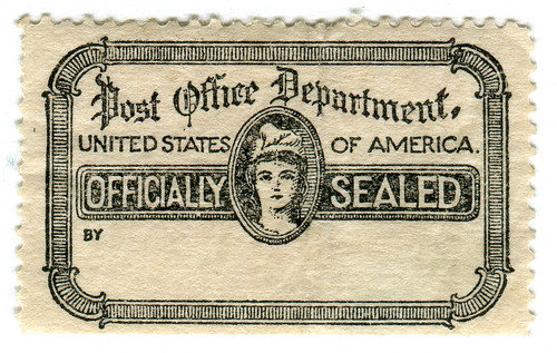United States Official Stamp: officially sealed by karen horton