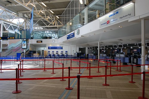 Empty terminal at Arlanda