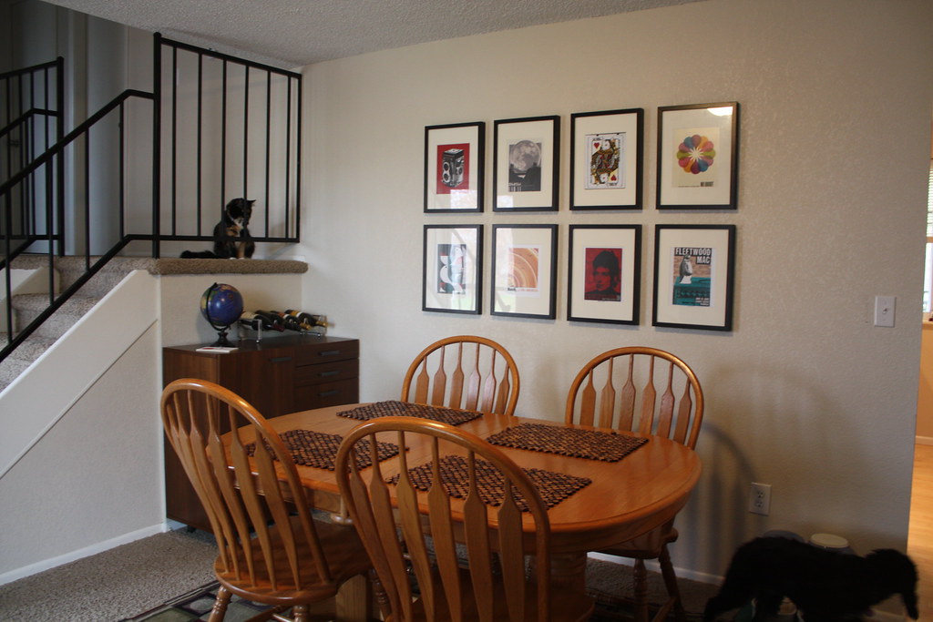 Dining room (now with art)