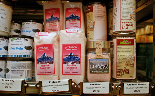 All the pink Himalayan salt you can shake a fist at