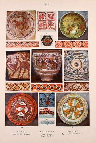 006- Egipto epoca Saita y Cristiana-Ornament two thousand decorative motifs…1924-Helmuth Theodor Bossert