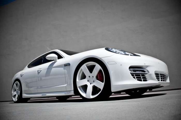 Rob Dyrdek's Allwhite Porsche Panamera Turbo Rob Dyrdek's Porsche
