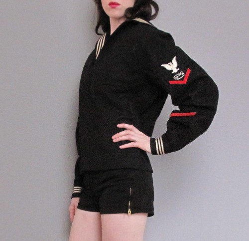vintage sailor coat