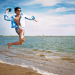 Beach sports: Flip-flop throw (Lanzamiento de chancla)