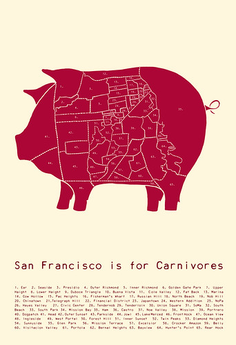 San Francisco is for Carnivores - Red