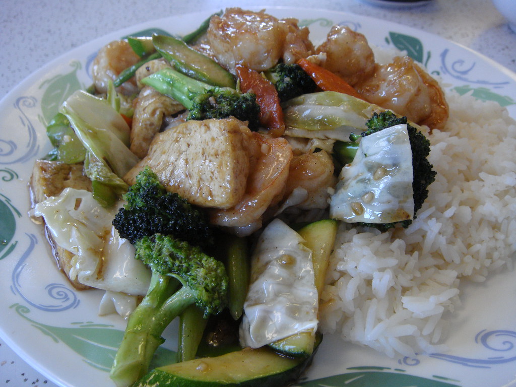 Prawn, Tofu & Vegetables Stir Fry