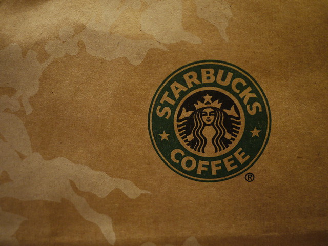 paper bag wallpaper. Hey there, I make this picture by a Panasonic GF1 and a Starbucks paper bag.