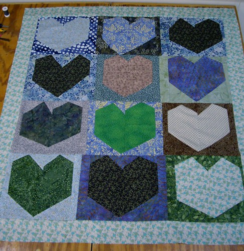 the back of my quilt: done!