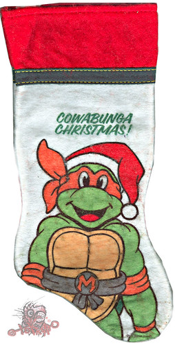 International Silver Company :: "Teenage Mutant Ninja Turtles"  - 'COWABUNGA CHRISTMAS ! '  (( 1990 ))