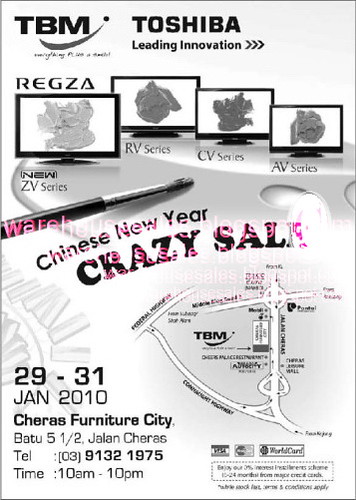 29 - 31 Jan: CNY Crazy Furniture Sale