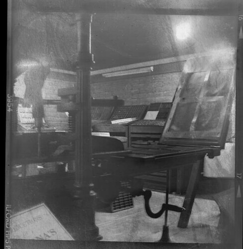 Historic Printing Press, Tubac Presidio State Park, Tubac, Arizona