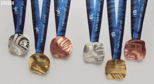 2010 Olympic medals