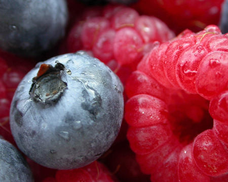 Feb 18 - Blueberry raspberry