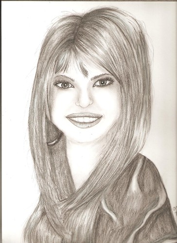 selena gomez drawing. Selena Gomez drawing