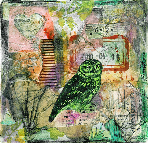 Owl Collages and Matting