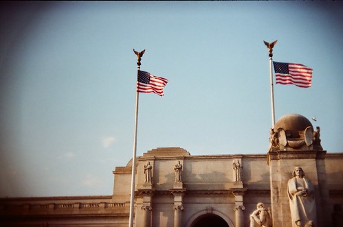 union station flags
