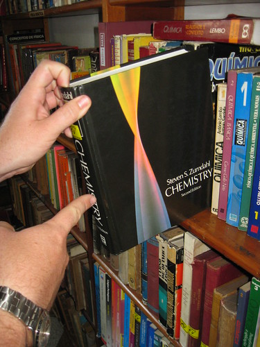 As seen in a used bookstore in Sao Paulo, my old AP Chemistry book!