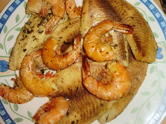 Smoked fish and shrimp