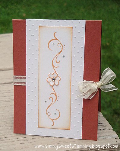 Swirl Wedding Card