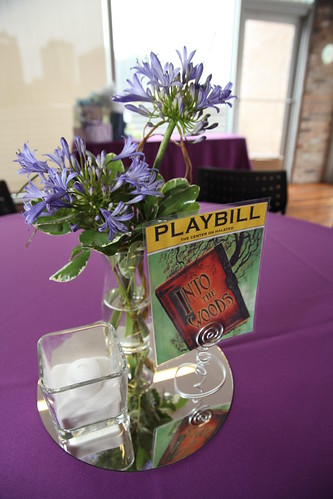 Broadway musical themed centerpieces Playbill from Broadway musicals for