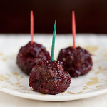 Cranberry-Red Wine Meatballs