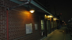 The Northbrook, Metra commuter rail station. Northbrook Illinois. January 2010.