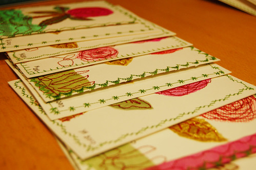 Mom's postcards for the swap