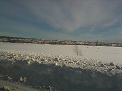 Ostersund (from the taxi window)
