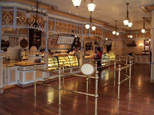 Interior of coffee & pastry
