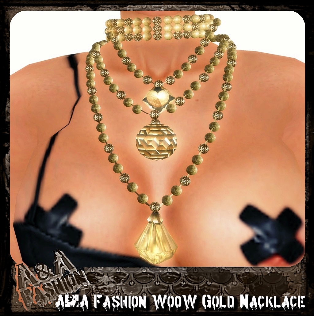 A&A Fashion WooW Gold Nacklace