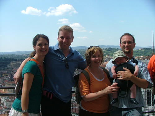 All of us at top of Duomo
