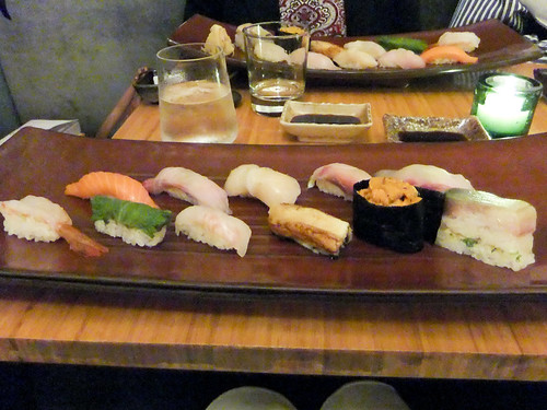 Platter of Traditional Sushi, Jewel Bako