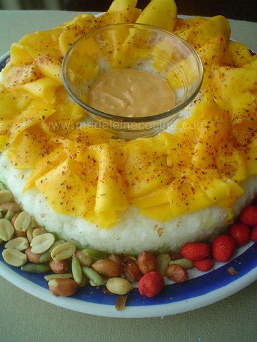 Rosca de verduras con mango