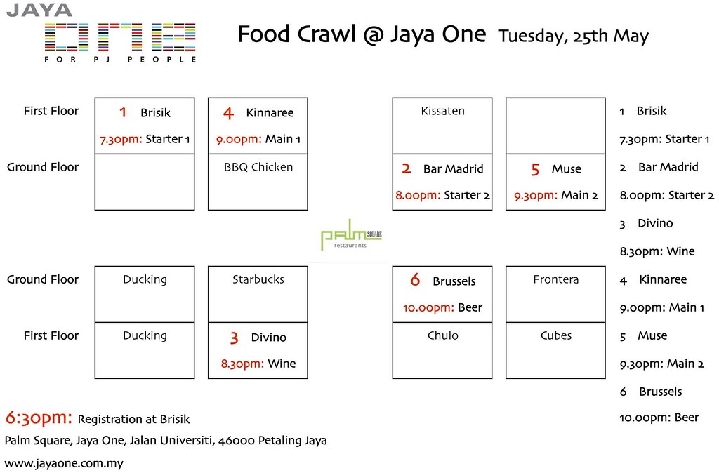 Jaya-One-Food-Crawl-Map