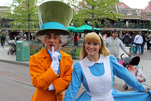 Meeting the Mad Hatter and Alice