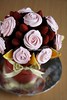 Light Pink Cupcake Bouquet + Fruits Arrangements