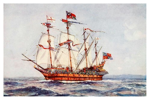 001a- Otra vista del Henri Gracia de Dios de 1501-The Royal Navy (1907)- Norman L. Wilkinson