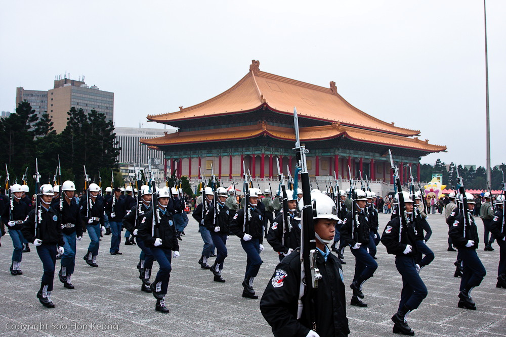 Guards Performance @ Chiang Kai-Shek Memorial Hall, Taipei, Taiwan