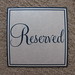 Faded Navy Blue Damask Wedding Reserved Card <a style="margin-left:10px; font-size:0.8em;" href="http://www.flickr.com/photos/37714476@N03/4276968952/" target="_blank">@flickr</a>