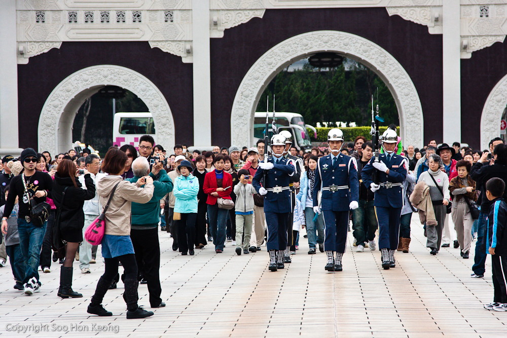 Change of Guard @ Martyrs Shrine Taipei, Taiwan