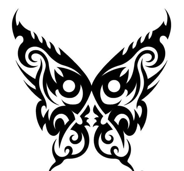 There are two ways in which a tattoo artist can apply a butterfly tattoo to