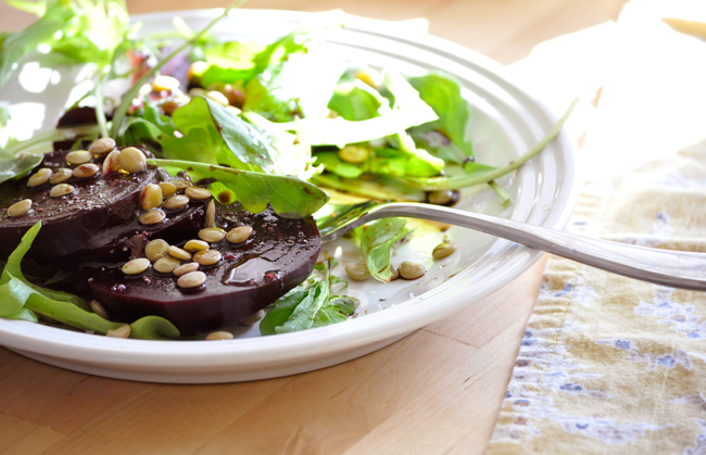 Beet + Lentil Salad