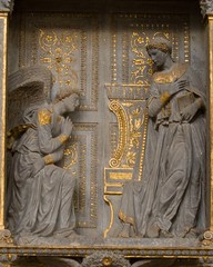 Annunciation by Donatello at Santa Croce