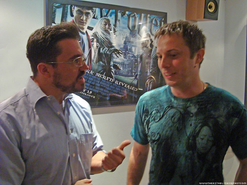Duncan Jones & I chat about San Bell at a preview screening of Moon
