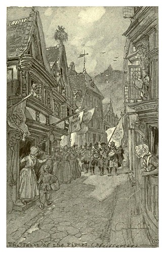 005-Alsacia fiesta de los gaiteros-Alsace-Lorraine-1918- Edwards George Wharton